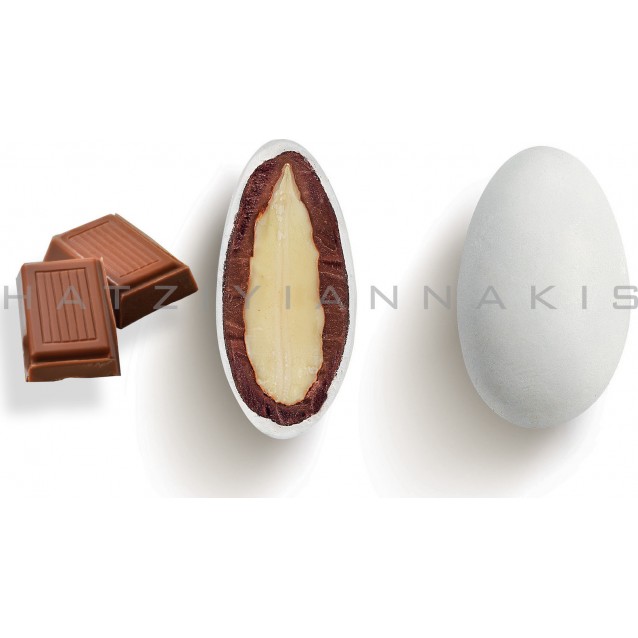 Choco Almond Γάλακτος Λευκά 1000gr