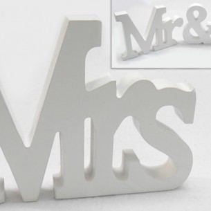 ΞΥΛΙΝΟ Mr & Mrs, ΓΡΑΜΜΑΤΑ MRs 15x11cm 0519286