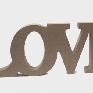 ΞΥΛΙΝΟ LOVE MDF 31x11cm 0519381