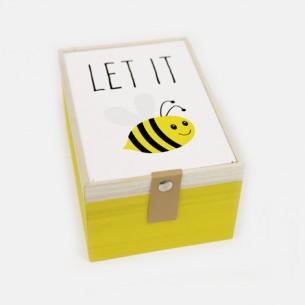 ΞΥΛΙΝΟ ΚΟΥΤΙ LET IT BEE 10.5x15cm BR-F87605-1 0621276