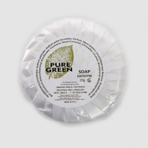 ΣΑΠΟΥΝΙ ΣΤΡΟΓΓΥΛΟ 20gr PURE GREEN 0802114